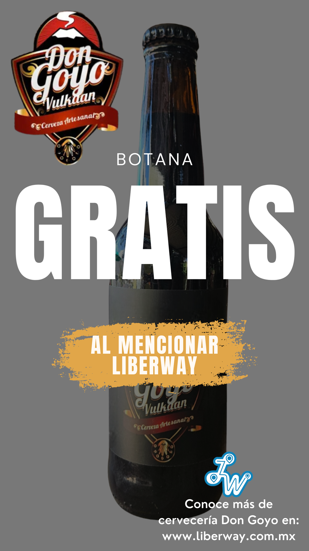  - Botana gratis al mencionar LiberWay